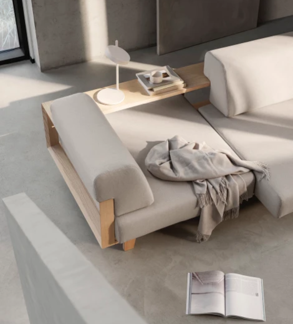 Canapé convertible Wood      Jakob Schenk – Softline