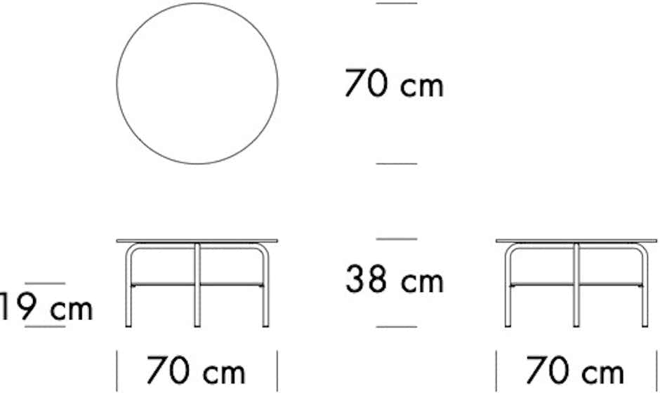 Table d’appoint MR515 Ludwig Mies van der Rohe, 1928