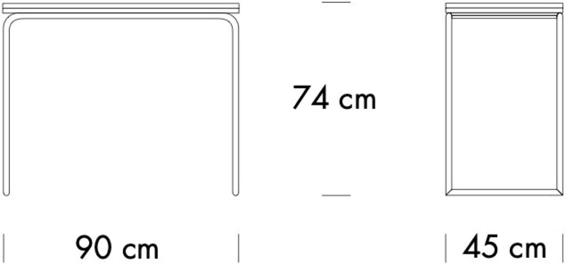 B109 Folding table Thonet design team, 1930/31