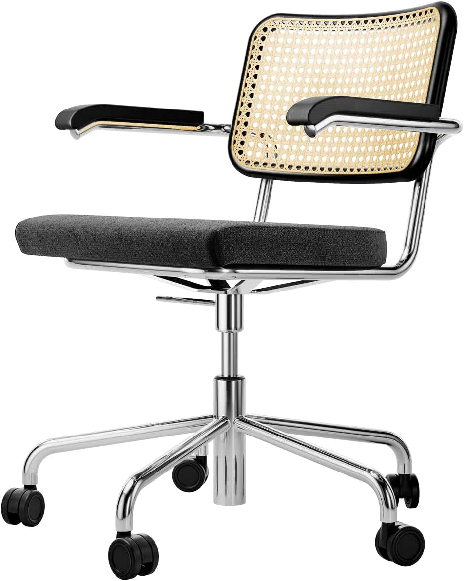 Chaise pivotante S64 SPVDR (assise rembourrée)