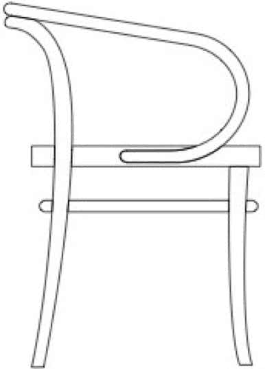 210 P Chair (upholstered seat and back)