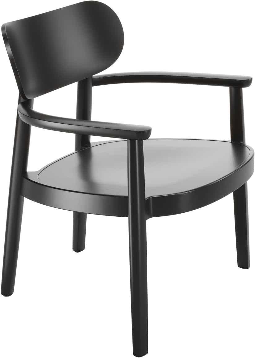 119 MF Lounge chair (veneer seat)