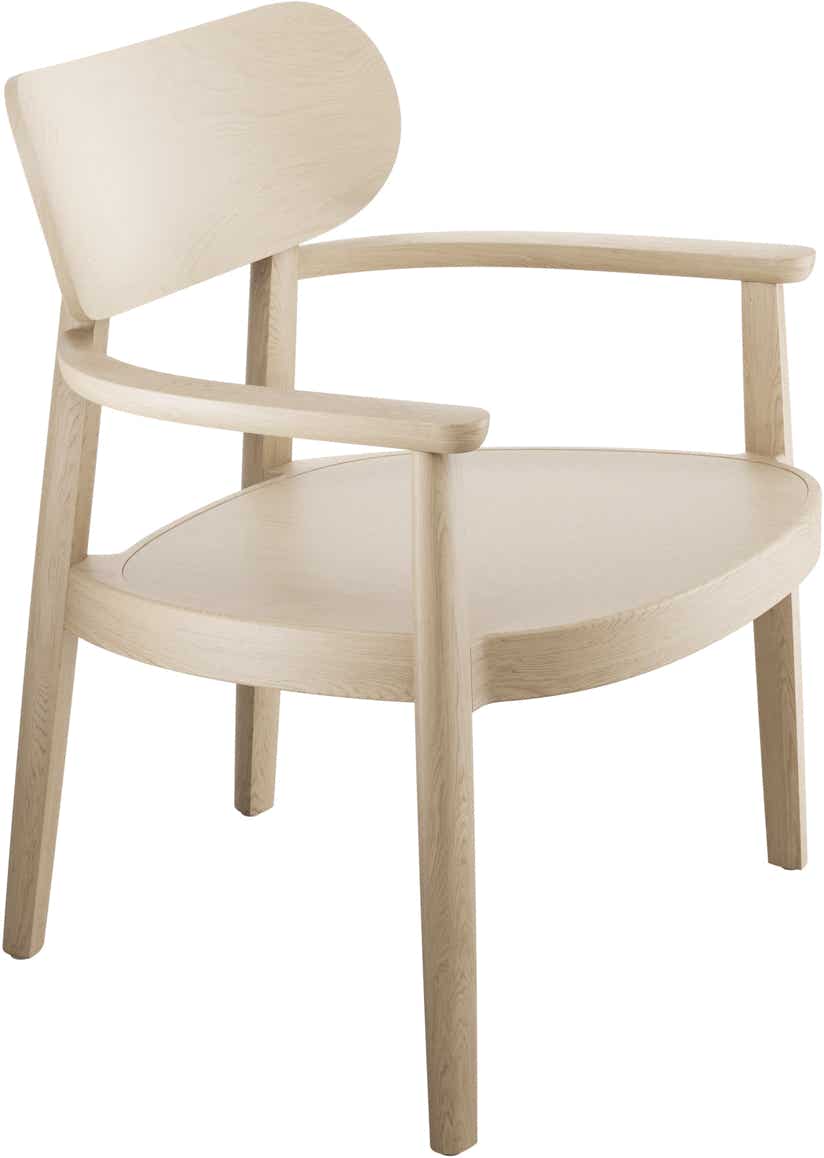 119 MF Lounge chair (veneer seat)