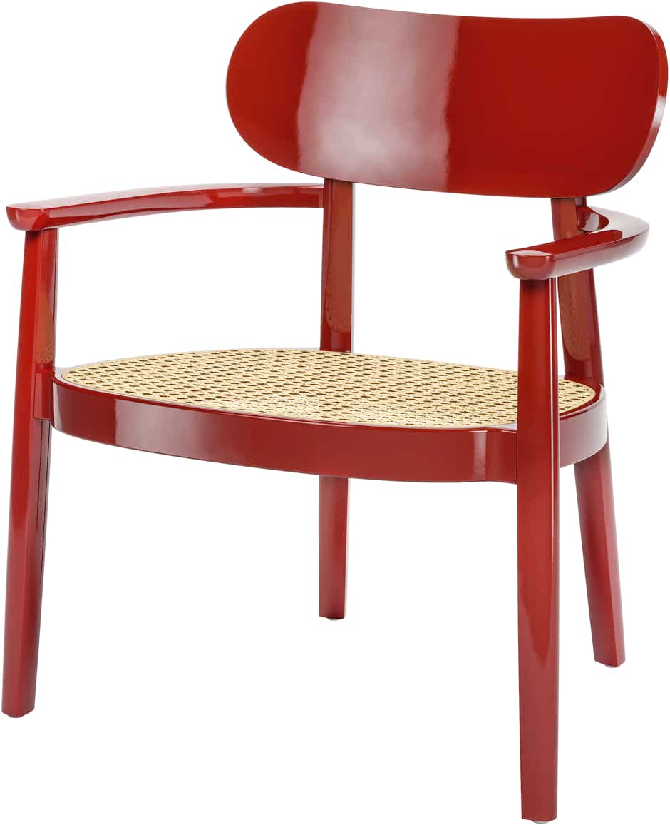 119 F Lounge chair (cane seat)