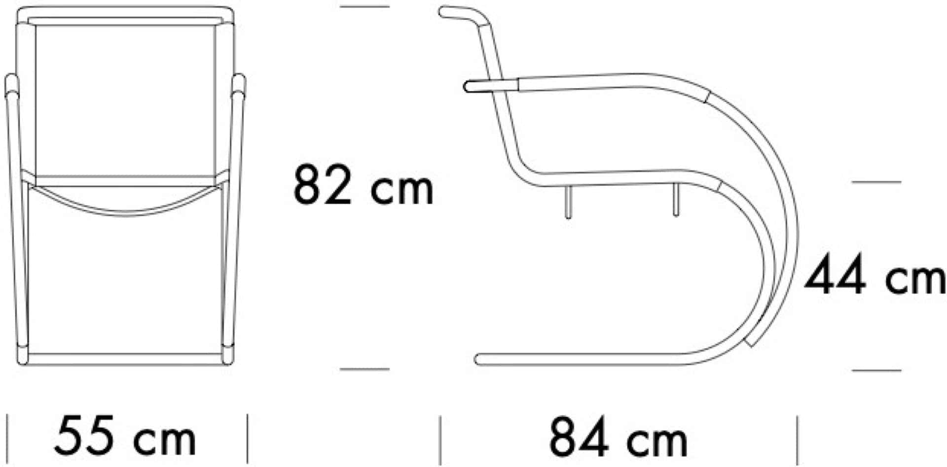 S533 / S533 F Chair Ludwig Mies van der Rohe, 1927 