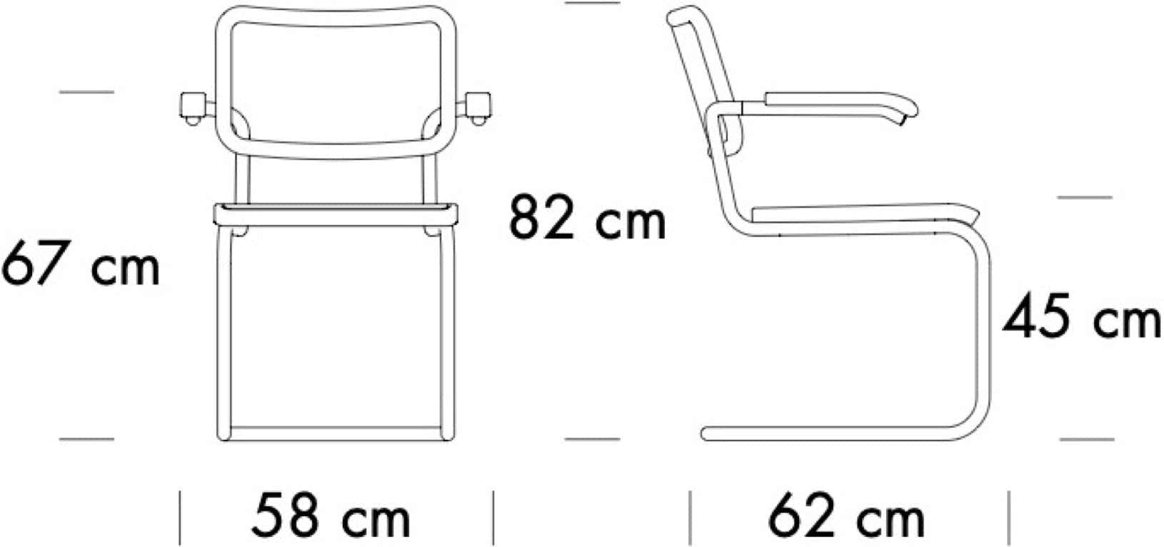 S32 / S64 Chairs Marcel Breuer, 1929/30 