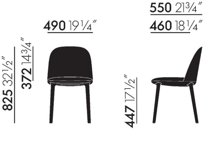 Softshell Chair & Side Chair Ronan & Erwan Bouroullec, 2008