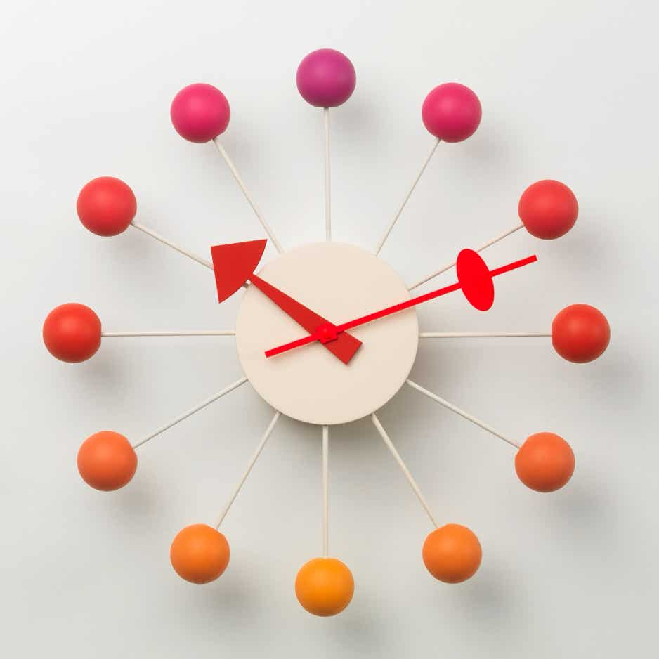 Horloges Ball Clock Édition limitée Georges Nelson – Vitra 