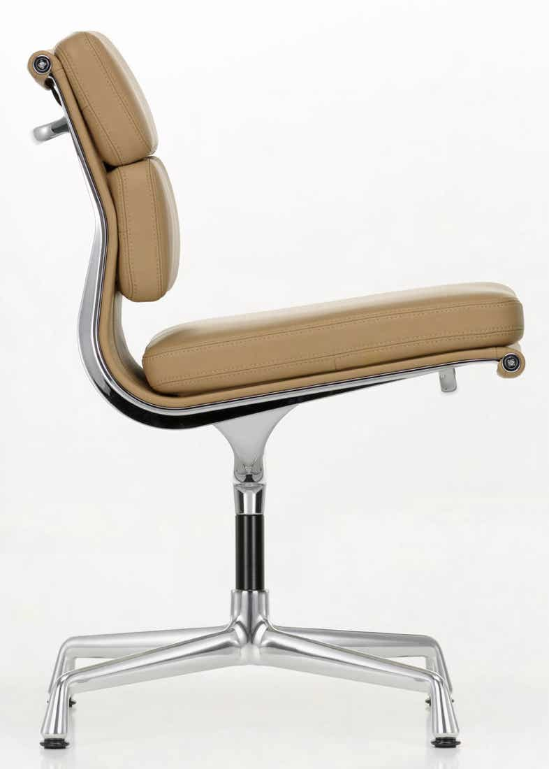 SOFT PAD sans roulette (EA205, EA207, EA208) ou avec roulettes (EA217, EA219) Charles & Ray Eames, 1969