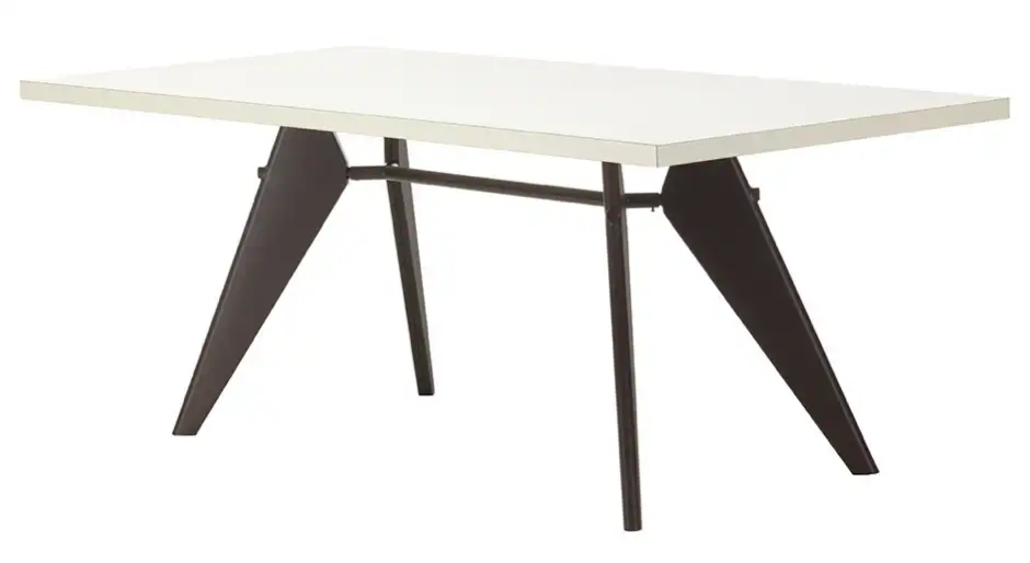 table EM, plateau stratifié HPL Jean Prouvé, 1950 – Vitra