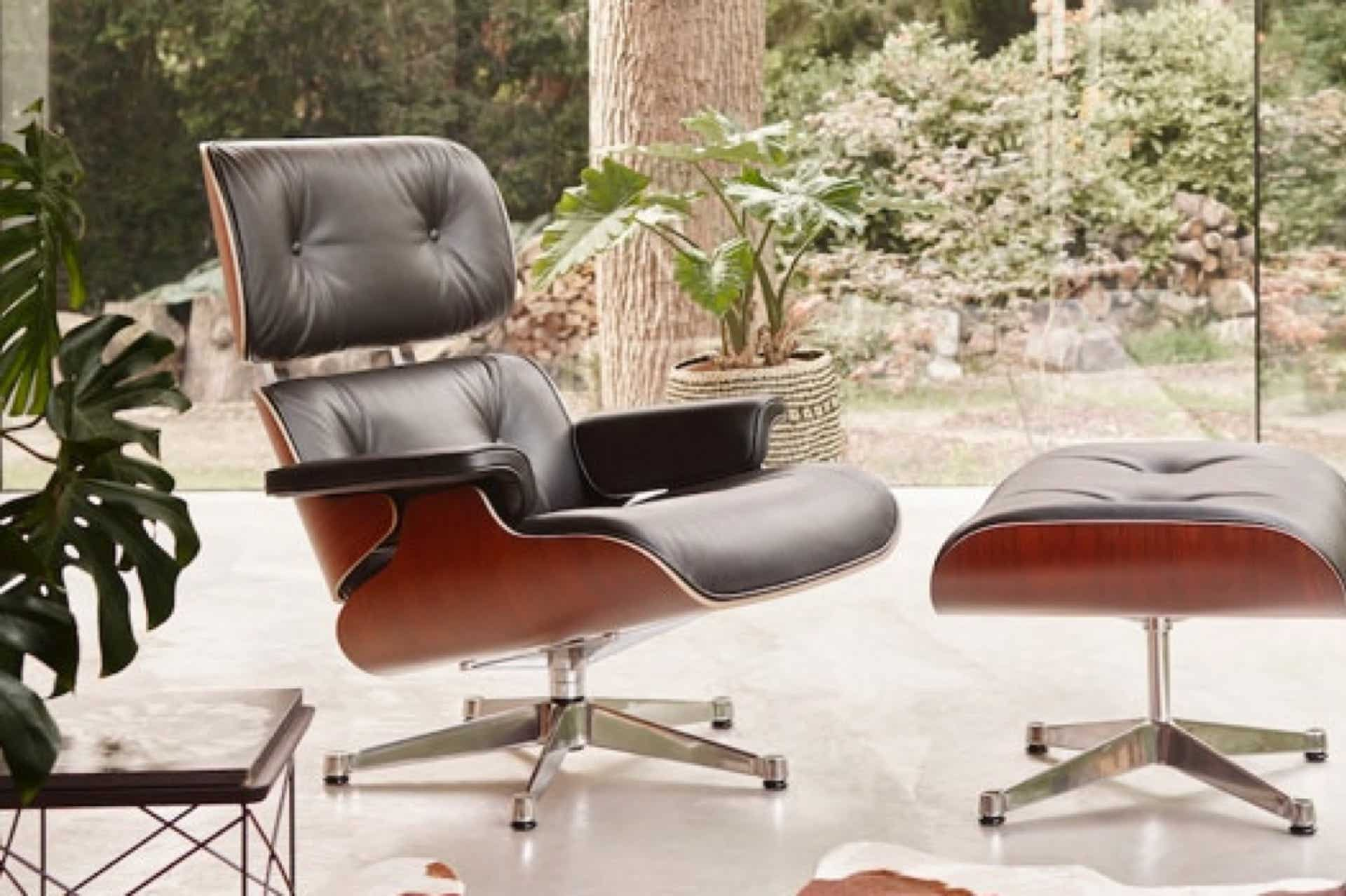 Fauteuil Eames Lounge design Charles & Ray Eames, 1956 Vitra