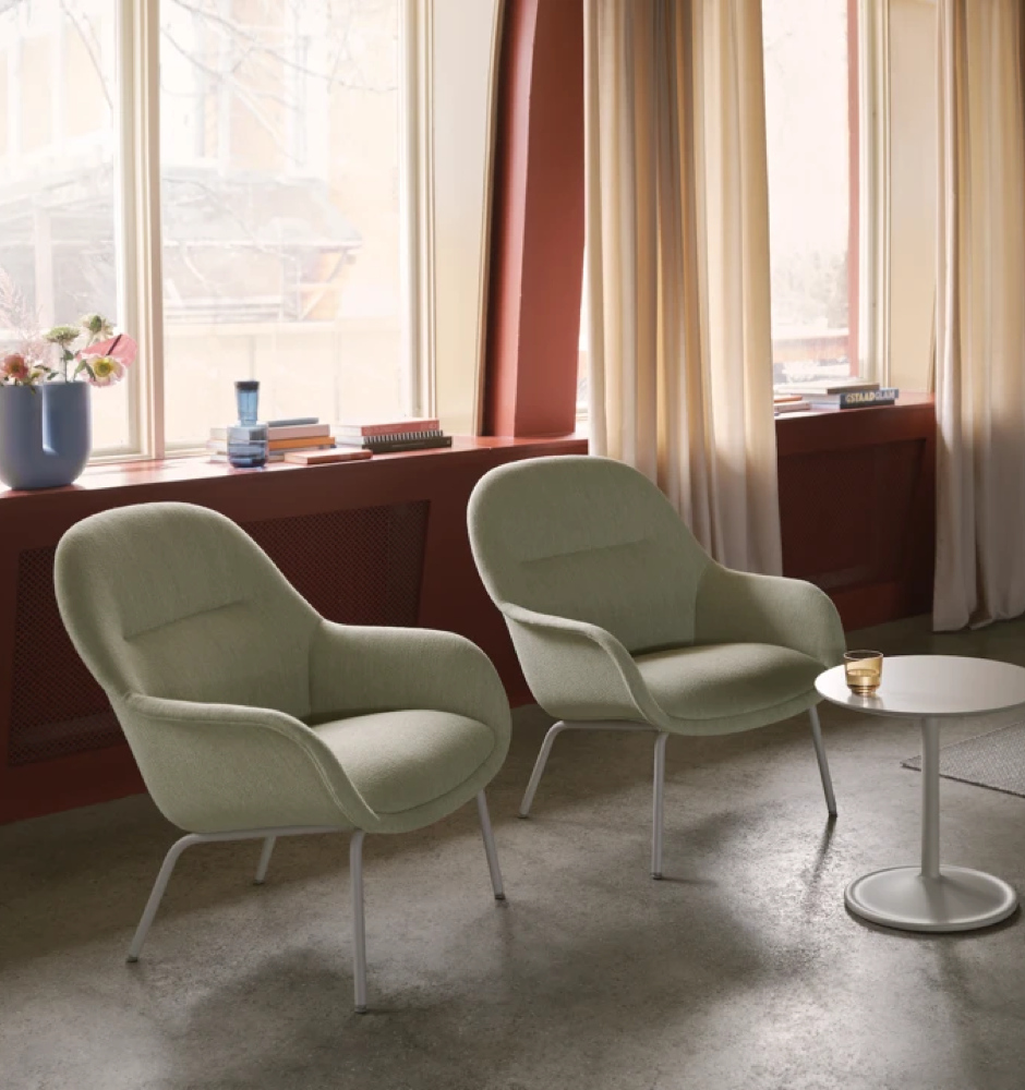 Fauteuil Fiber lounge Iskos-Berling – Muuto