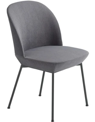 chaises design scandinaves pieds métal