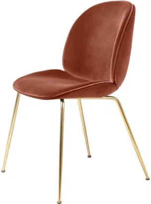 chaises design scandinaves pieds métal