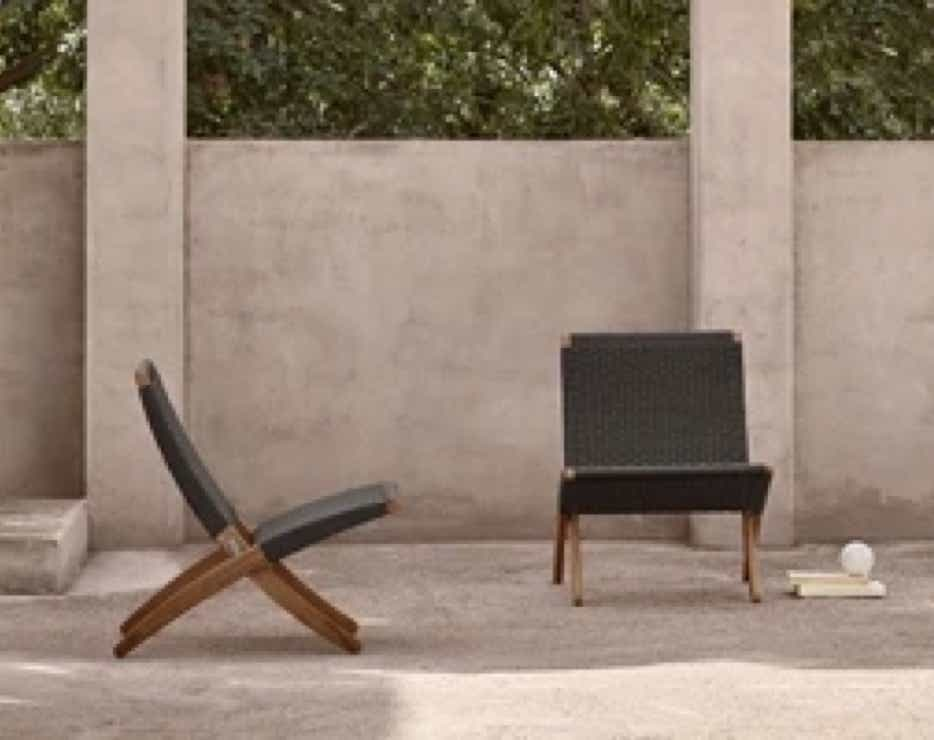 Cuba chair MG501 outdoor Morten Gøttler, 1997 Carl Hansen & Søn