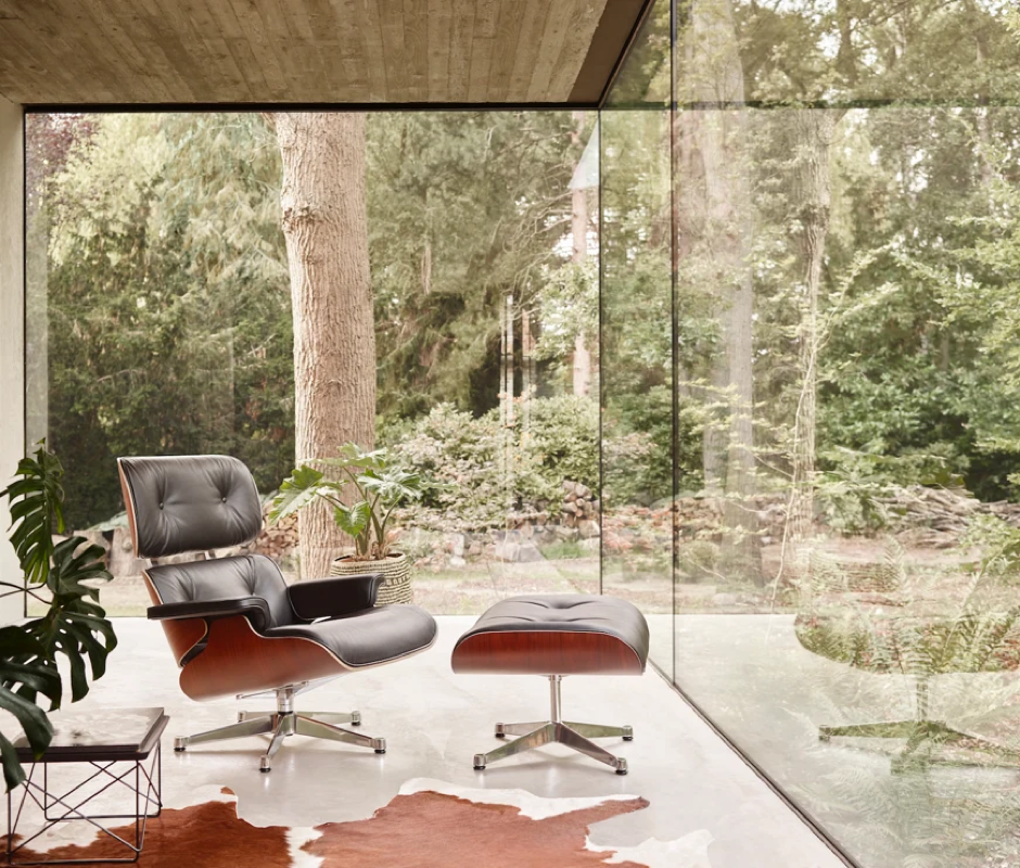 Fauteuil Eames Lounge design Charles & Ray Eames, 1956 Vitra