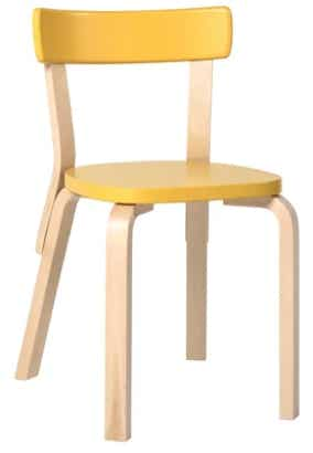 chaises design scandinaves pieds bois