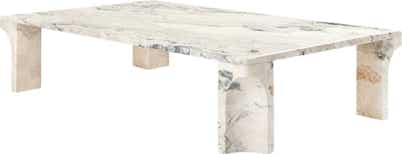tables basses carrées, plateau marbre