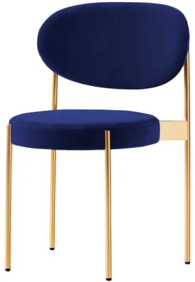 chaises design scandinaves pieds métal