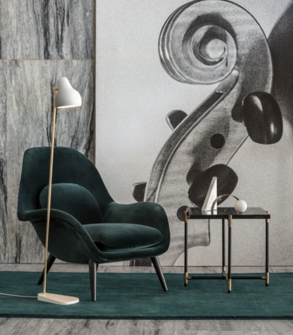 VL38 floor lamp Vilhelm Lauritzen, 1940's – Louis Poulsen