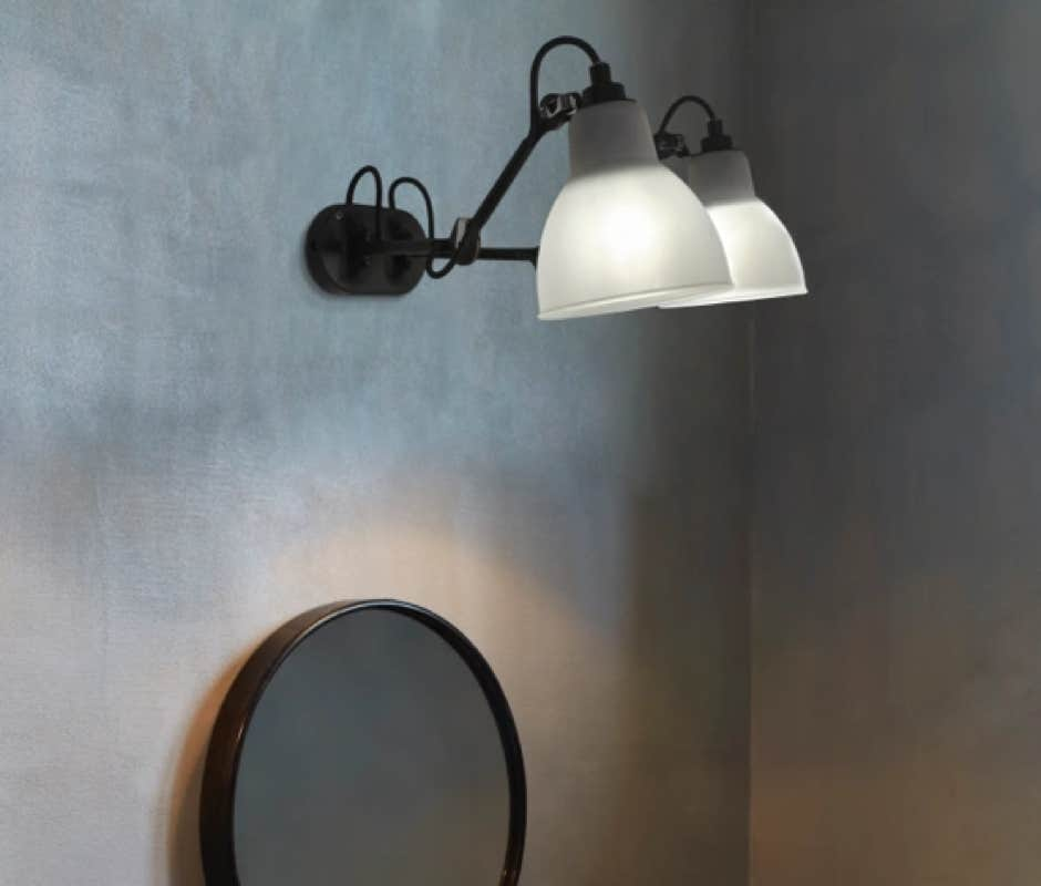 Gras n°204 Double Bathroom wall lamp Bernard-Albin Gras, 1921 – DCW Éditions