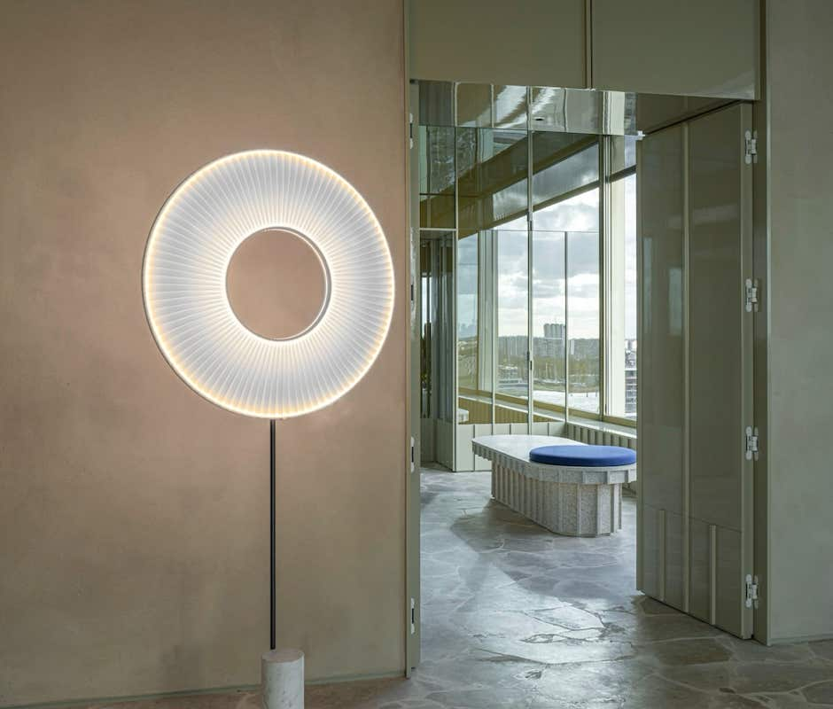 Iris floor lamp Fabrice Berrux – Dix heures dix