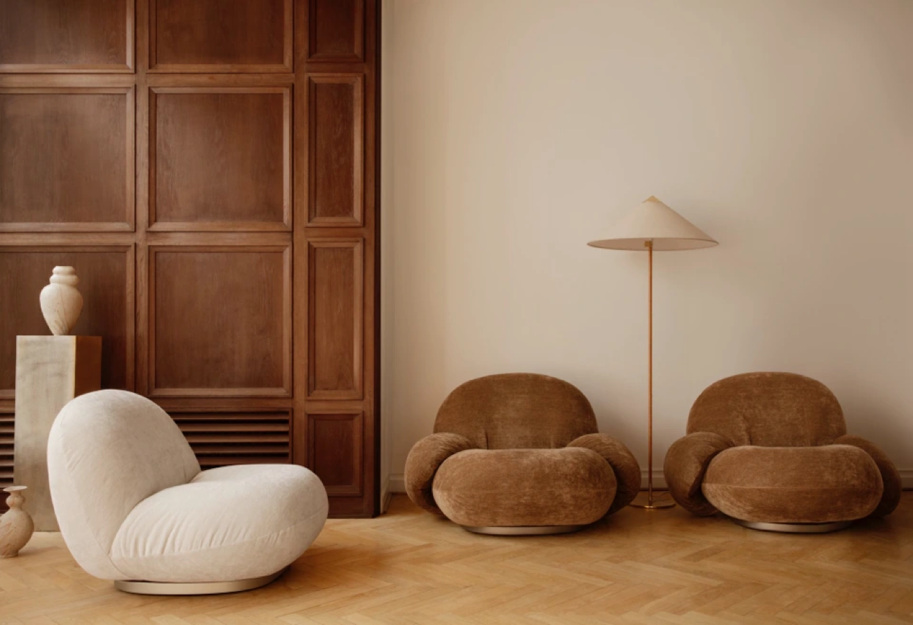 Gubi lounge chairs