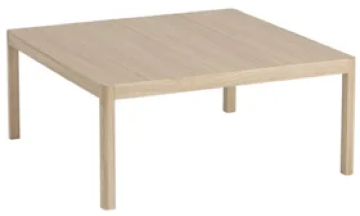 tables basses carrées  plateau bois