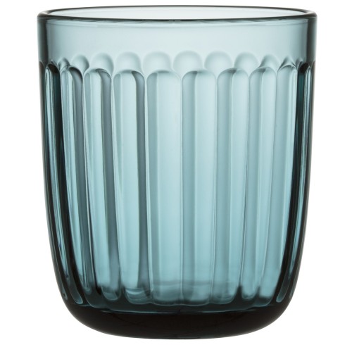 EPUISE - Lot de 2 verres à eau Raami – bleu océan – 26 cl - Iittala