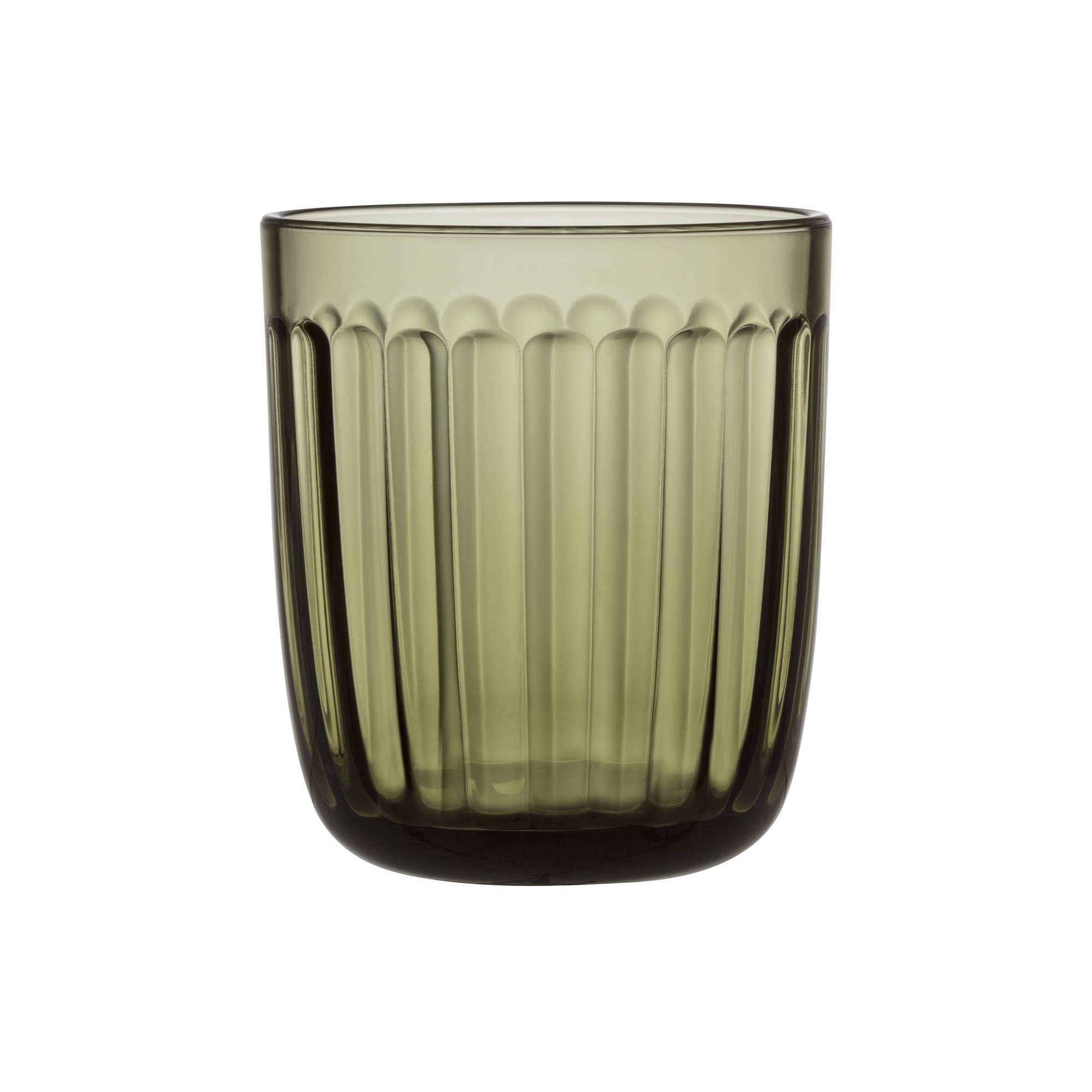 EPUISE - Lot de 2 verres à eau Raami – vert mousse – 26 cl - Iittala