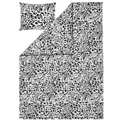 Cheetah Black & White  – Duvet Cover 150x210 cm OTC - Iittala