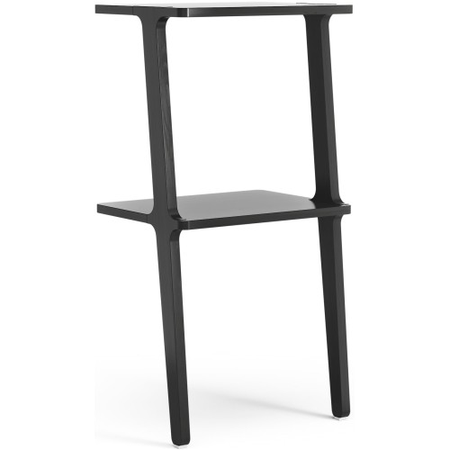 2 shelves – Black lazur ash – Libri shelf - Swedese