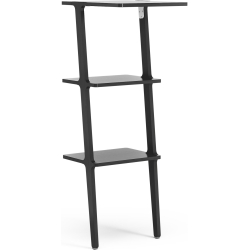 3 shelves – Black lazur ash – Libri shelf - Swedese