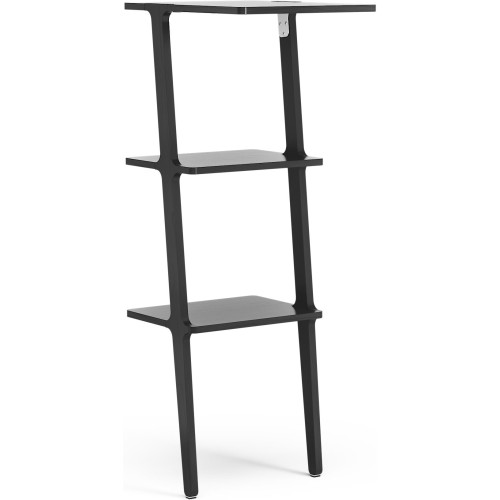 3 shelves – Black lazur ash – Libri shelf - Swedese