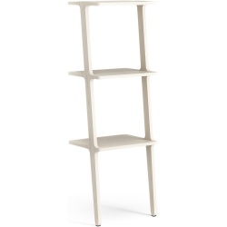 3 tablettes – Frêne pigmenté blanc – étagère Libri - Swedese