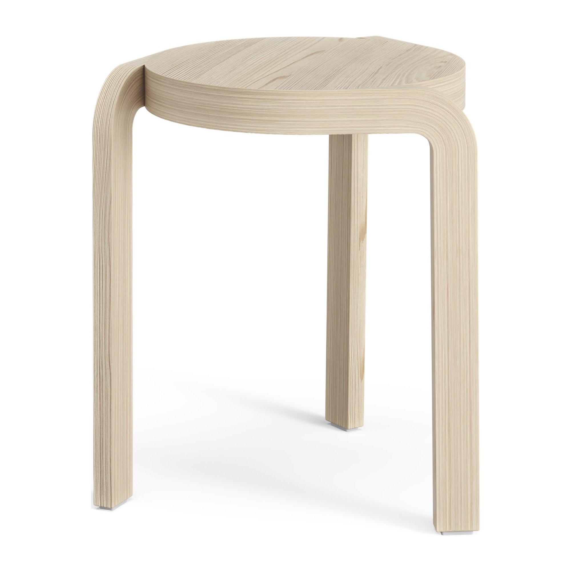 frêne naturel - tabouret Spin – H44 cm - Swedese