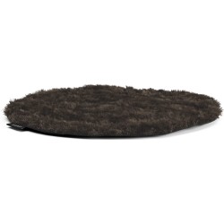 Espresso – sheepskin seat pad – COZY - Swedese