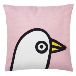 ÉPUISÉ - 47x47cm - housse de coussin Birdie Rose OTC - Iittala