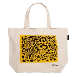 - Marimekko ÉPUISÉ 50x38cm - sac en toile Cheetah Jaune OTC