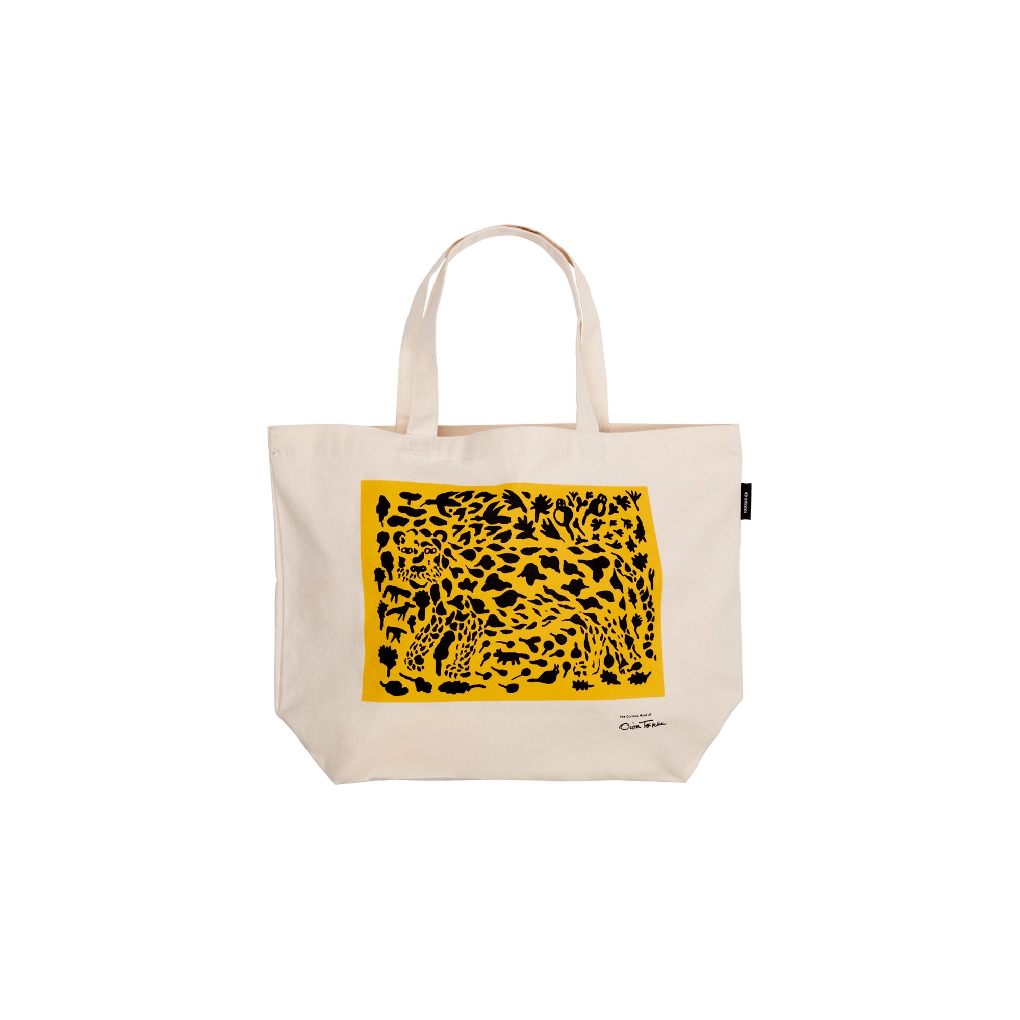 - Marimekko ÉPUISÉ 50x38cm - sac en toile Cheetah Jaune OTC