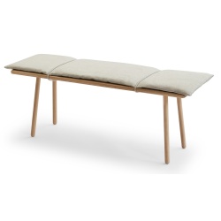 Georg  Bench –  Oak / Linen - Skagerak by Fritz Hansen