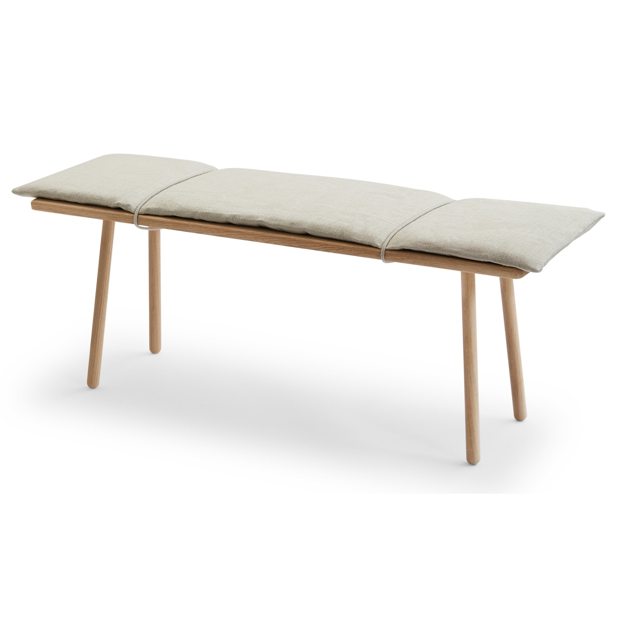 Georg  Bench –  Oak / Linen - Skagerak by Fritz Hansen