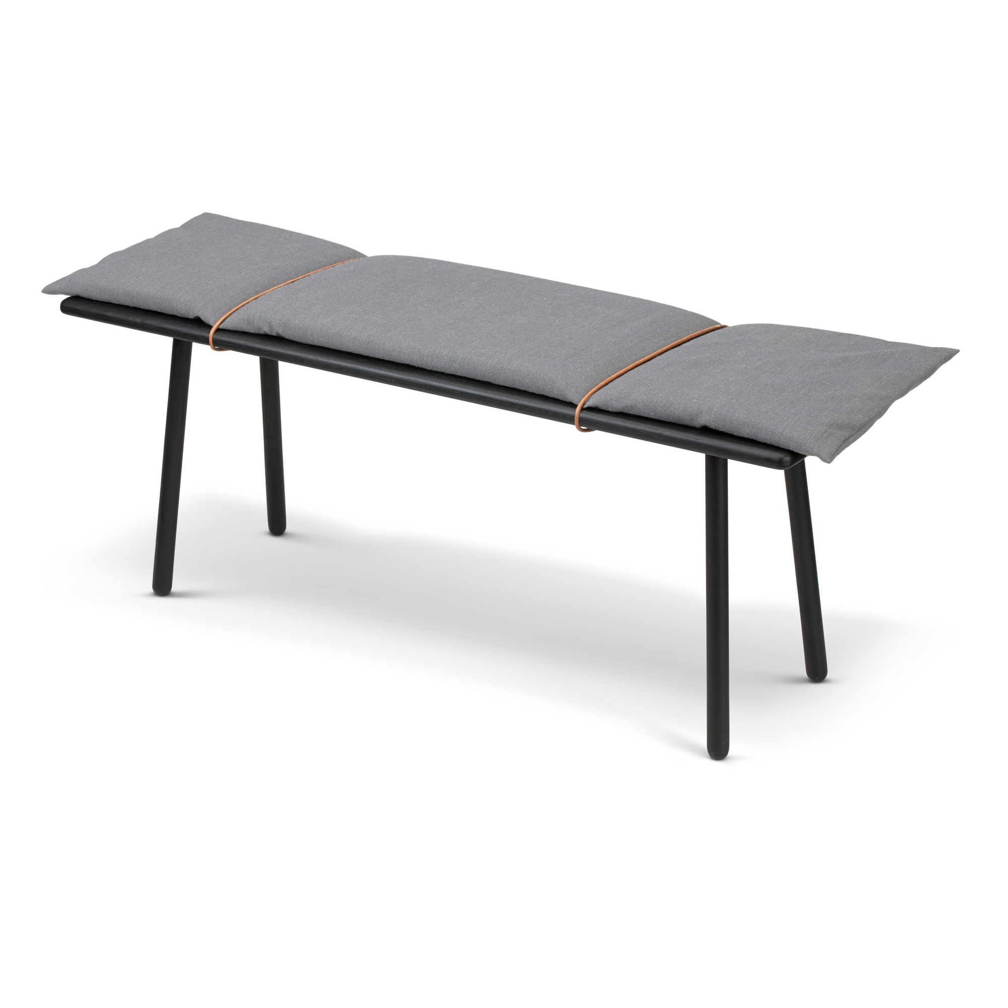 Georg  Bench –  Black / Light grey - Skagerak by Fritz Hansen