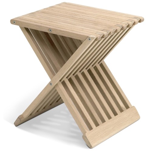 Fionia Stool, Oak - Skagerak by Fritz Hansen