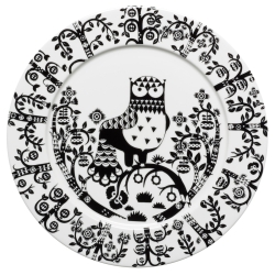 Ø30cm - Taika black plate - 1012494 - Iittala