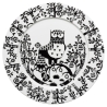 Ø30cm - assiette Taika noire - 1012494 - Iittala