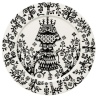 Ø27cm - Taika black plate - 1011639 - Iittala