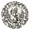 Ø22cm - Taika black plate - 1012440 - Iittala