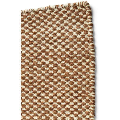 140x200cm - Cinnamon - Moiré Kelim rug - HAY