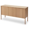 Jut  Cabinet – Oiled Oak – 126x39x68 cm - Skagerak by Fritz Hansen